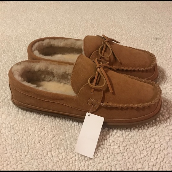 lands end mens moccasins